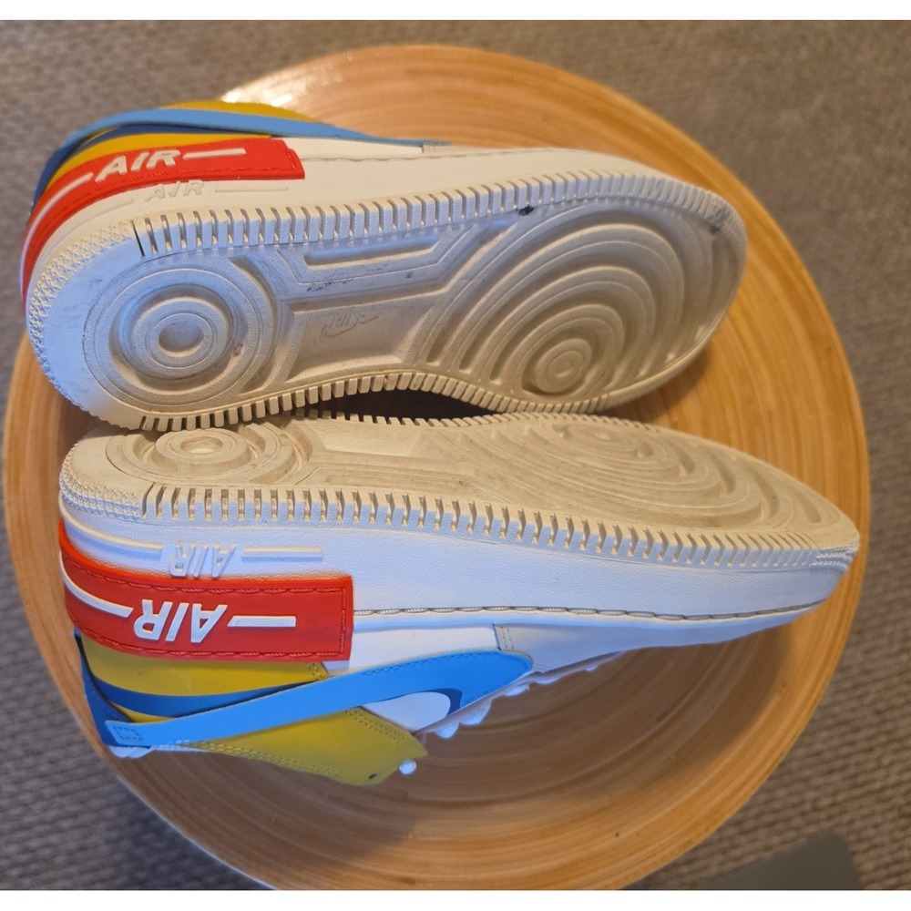 Nike Air Force 1 Shadow "Sail/Blue/Orange" – Women's Size 10 (US) - Picture 9 of 11